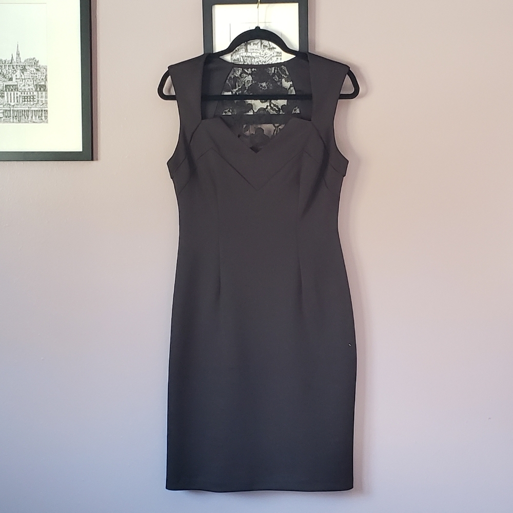 Sleek Lace Back Dress